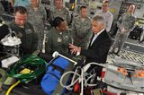 SECDEF visits Reservists at Joint Base Charleston