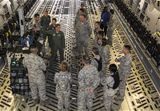 Chaplain candidates explore C-17 Globemaster III while visiting Joint Base Charleston