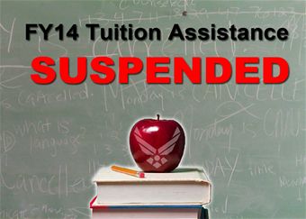 FY14 Tuition Assistance Suspended