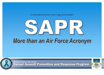 SAPR: More than an Air Force Acronym