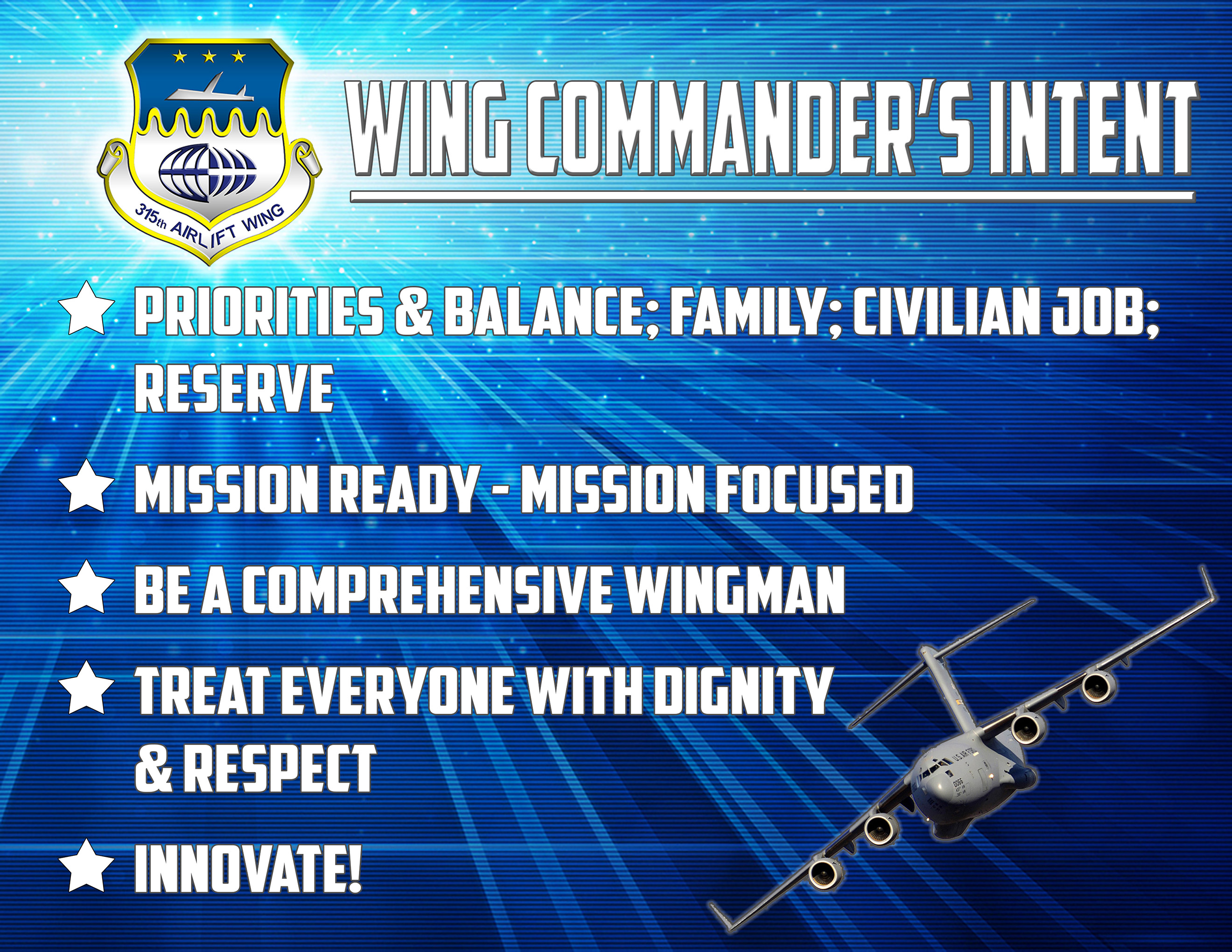 Commander's intent flyer