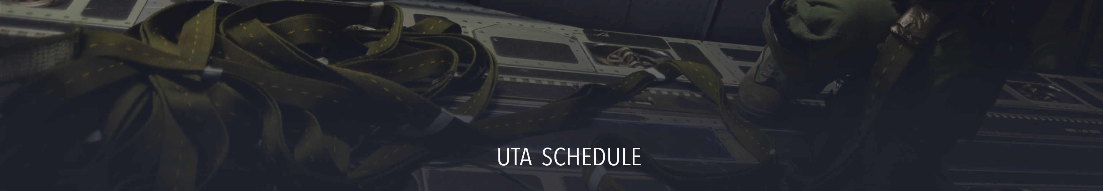 UTA Schedule header