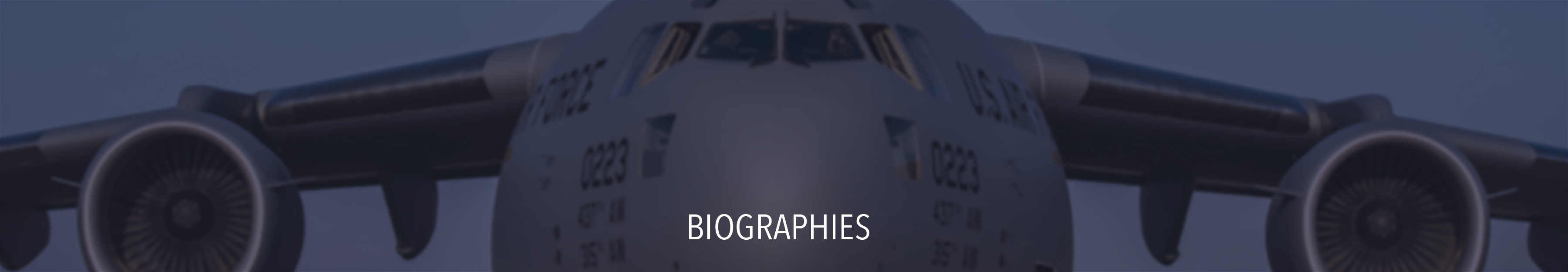 Leadership biographies cover